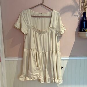 Elegant Cream Women's Top
